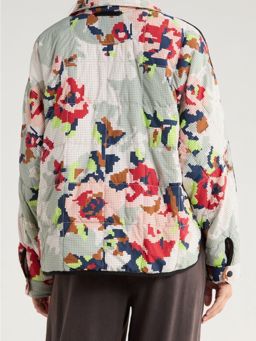 NWT Free People Movement Packable Quilted Bomber Jacket Multicolor - Picture 10 of 12